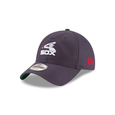 Sapca New Era Chicago White Sox MLB Waxed Cooperstown 9TWENTY Adjustable - Albastri